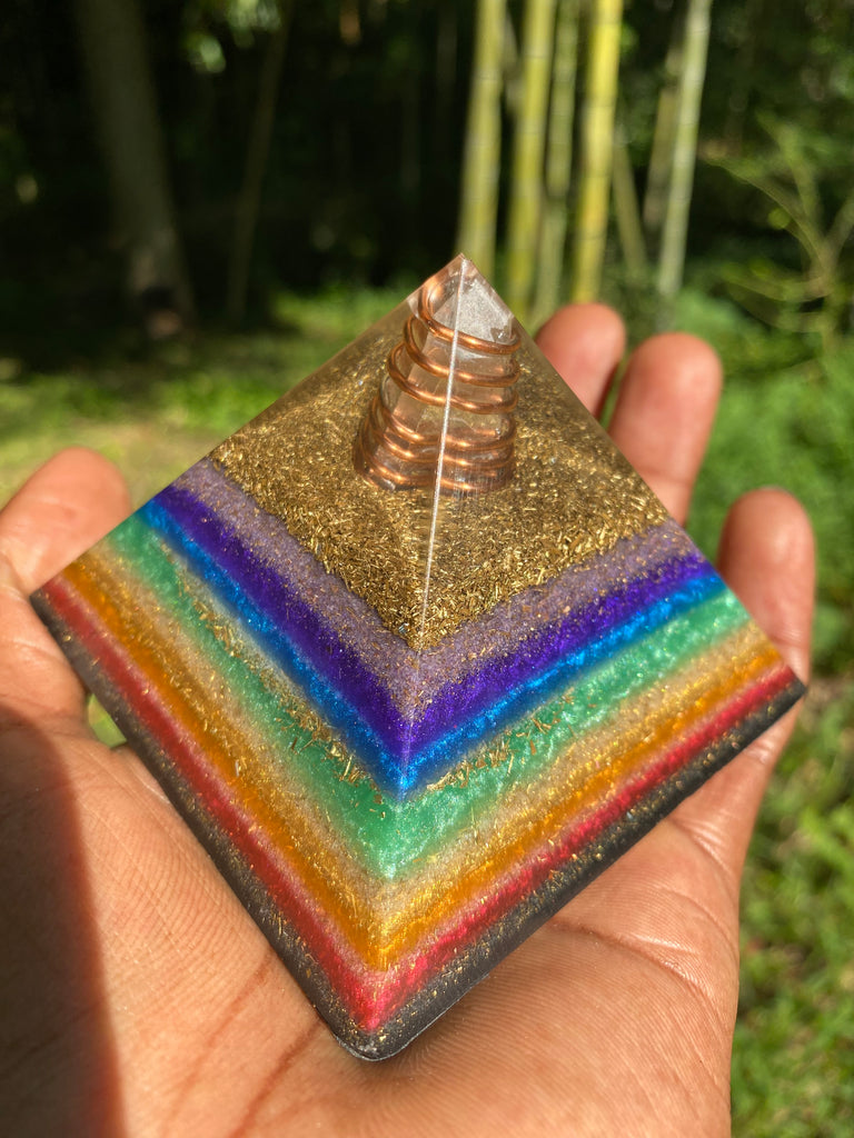 Rainbow 7 Charka Pyramid