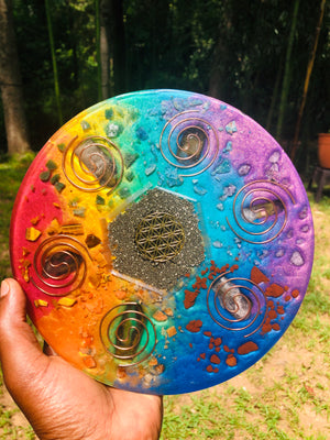 Vortex Generator Orgonite Plate 👏🏾SOLD👏🏾